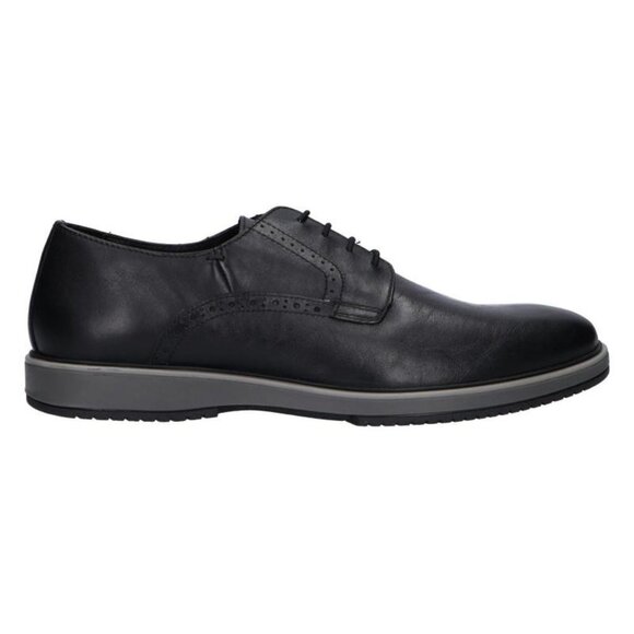 Geox Men's Tyren Tumbled Leather Derby Shoe Oxford - Picture 3 of 7
